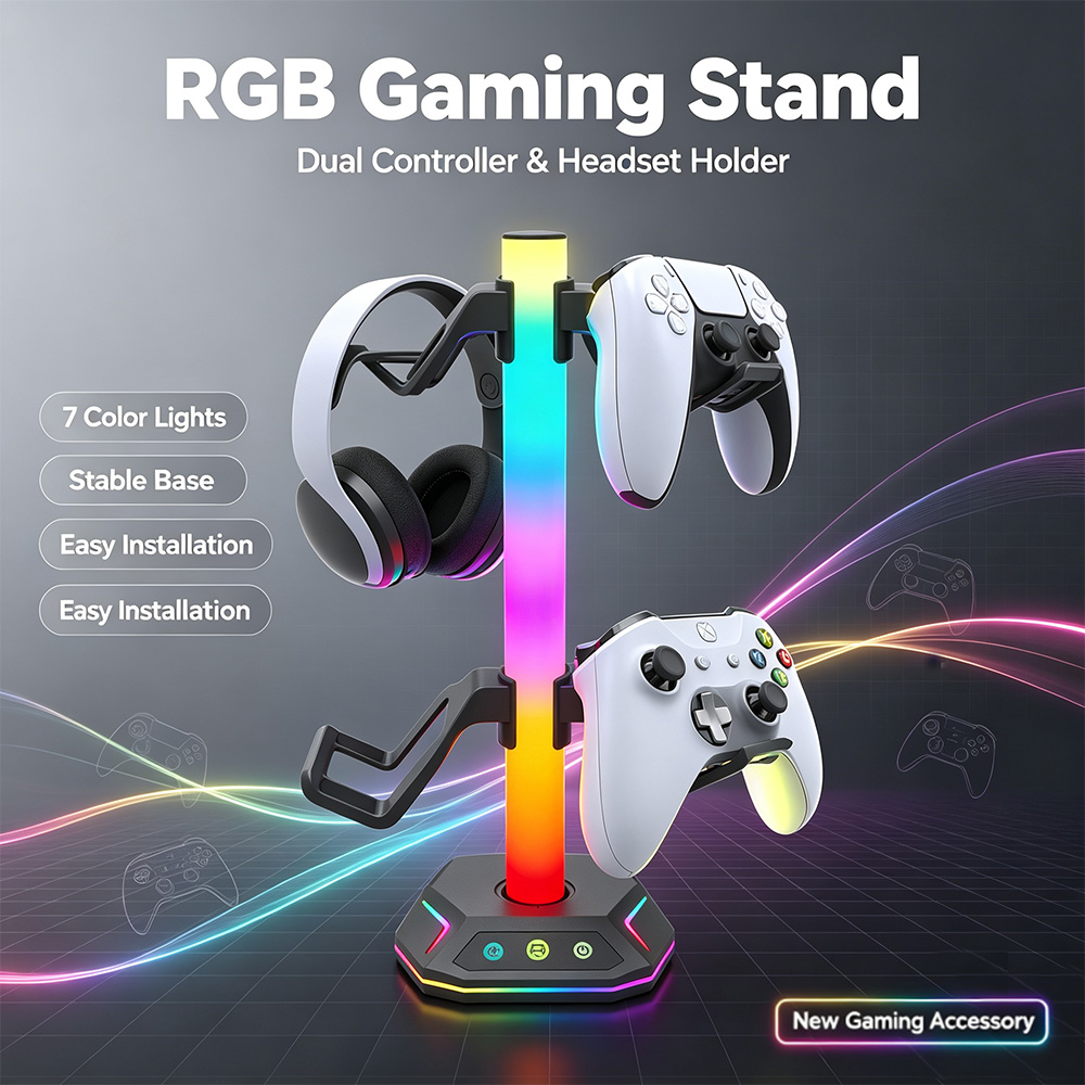 Gaming Accessories Rgb - Soporte para controlador Playstation5, colgador de