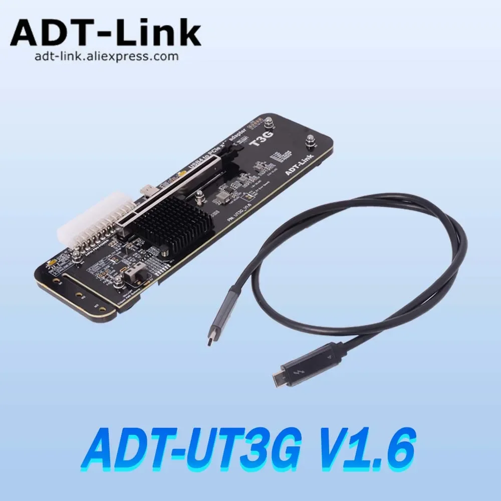 Vertical Gpu Bracket - Adaptador UT3G V1.6 USB4 a PCIe