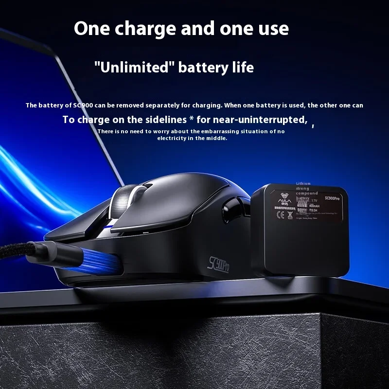 Gaming Accessories - AULA SC900 Ratón Paw3950 Tri Mode