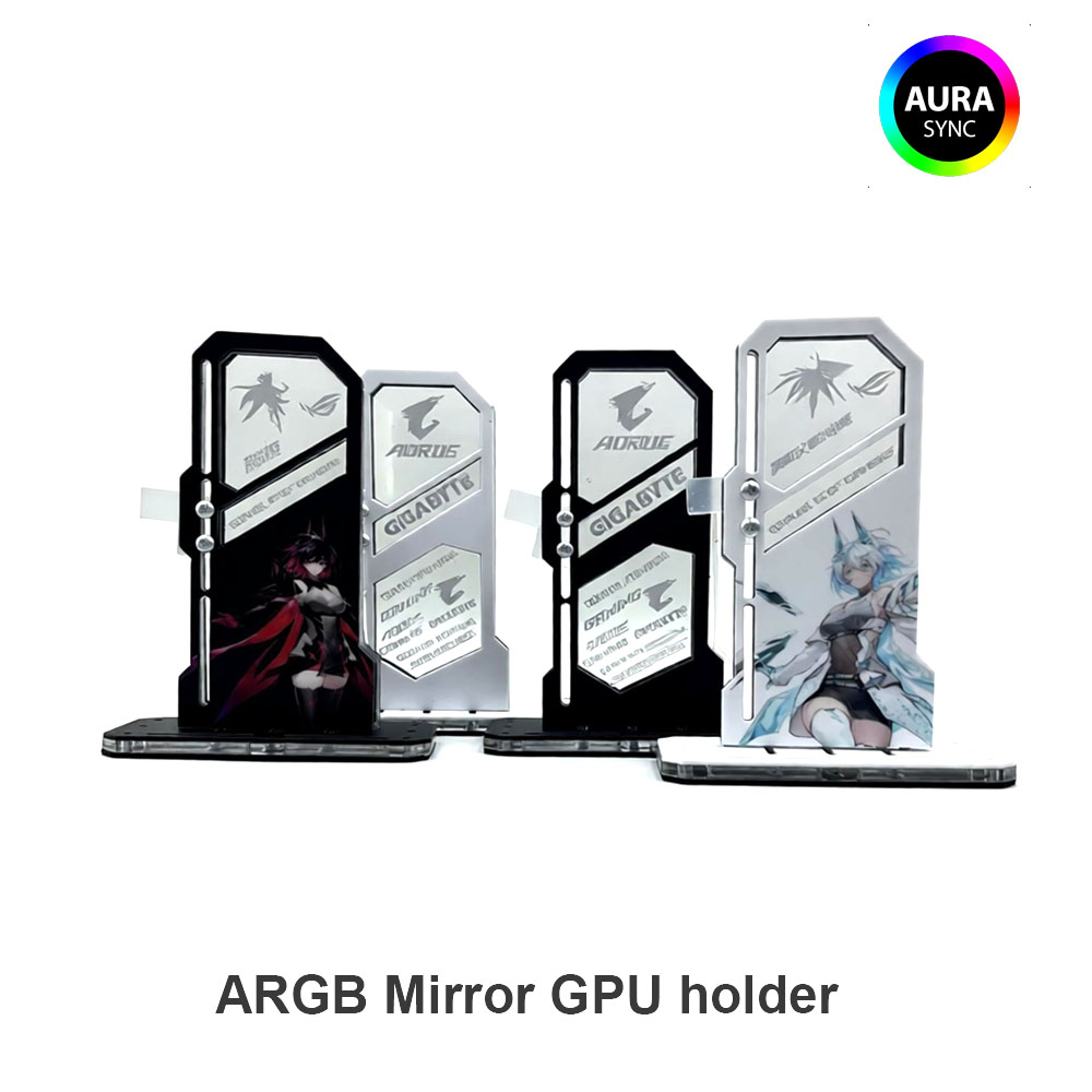 Vertical Gpu Bracket - Soporte VGA para espejo DIY, gabinete