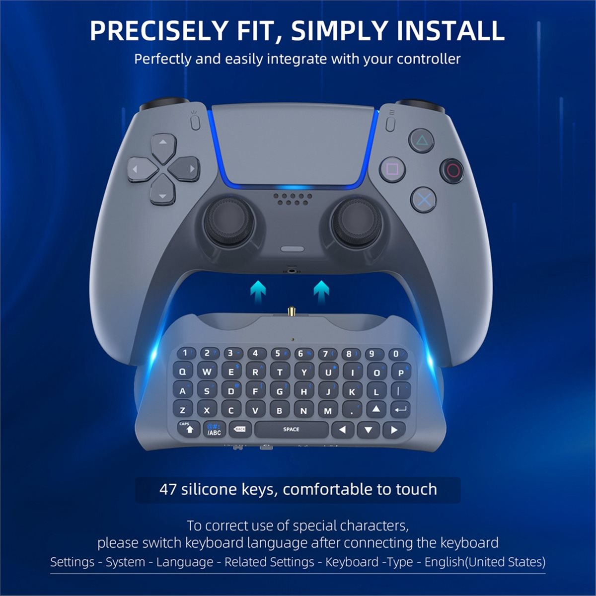 Teclado Inalámbrico para Juego - Gaming Accessories Ps5 reseña y precio
