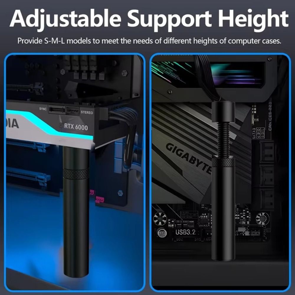 Soporte ajustable de aluminio  - Vertical Gpu Bracket reseña y precio