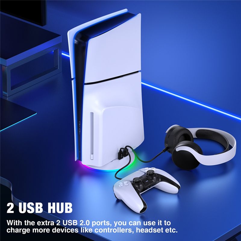 Soporte vertical AED7 con luz  - Gaming Accessories Rgb reseña y precio