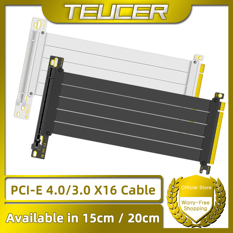 TEUCER PCI-E 4.0 X16 Cable ele - Vertical Gpu Bracket reseña y precio