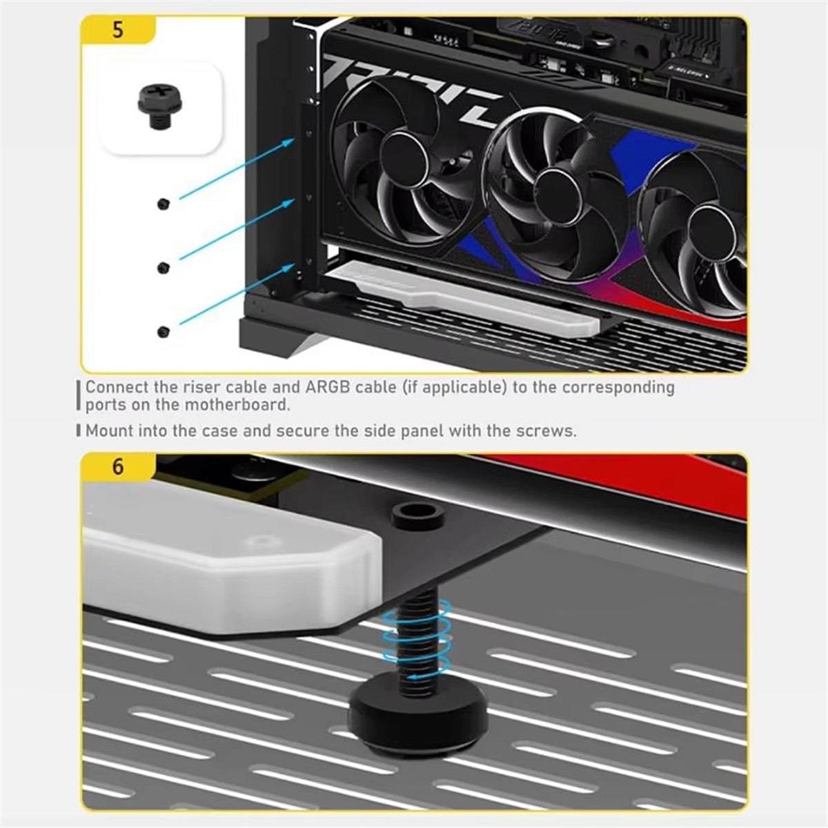 Soporte de Montaje Vertical pa - Vertical Gpu Bracket reseña y precio