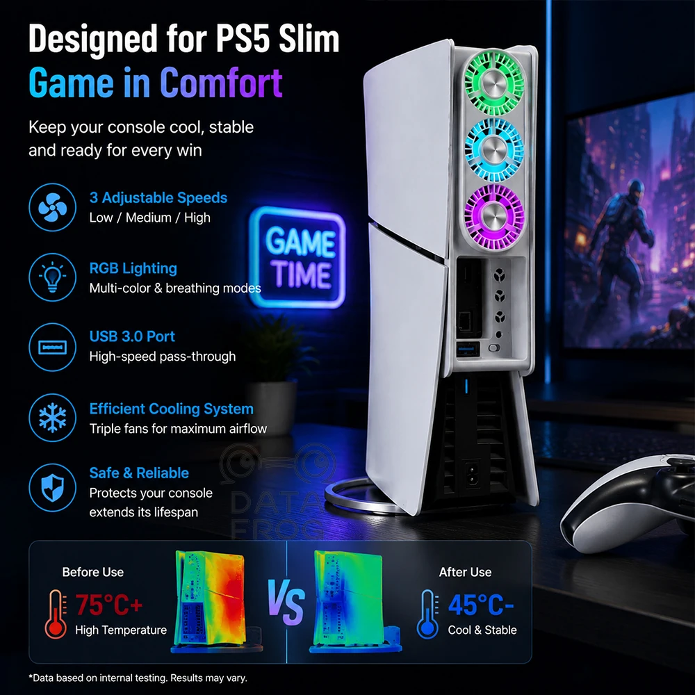 Enfriador RGB DATA FROG Compat - Gaming Accessories Rgb reseña y precio