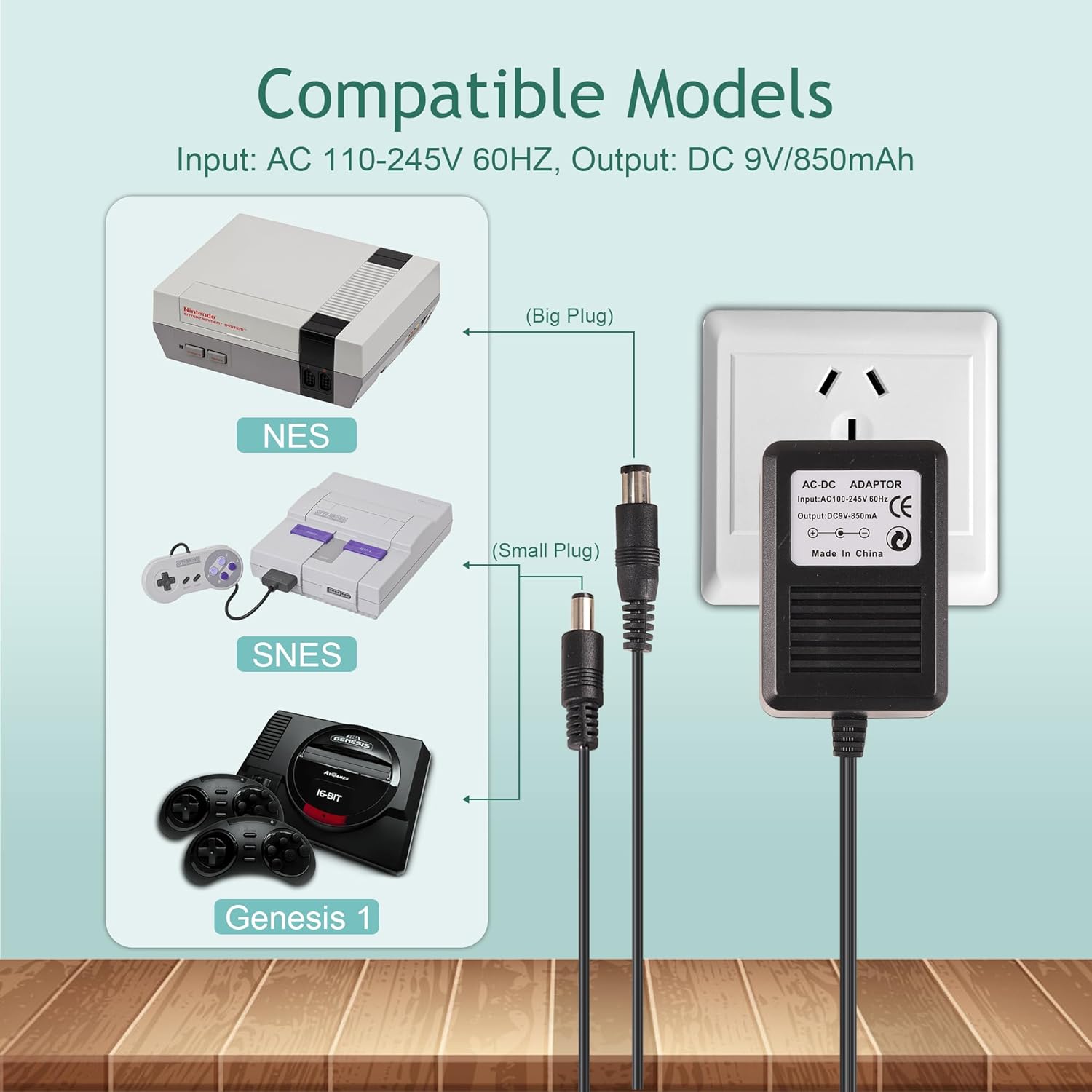 Cable adaptador de corriente a - Gaming Accessories Dropshipping reseña y precio