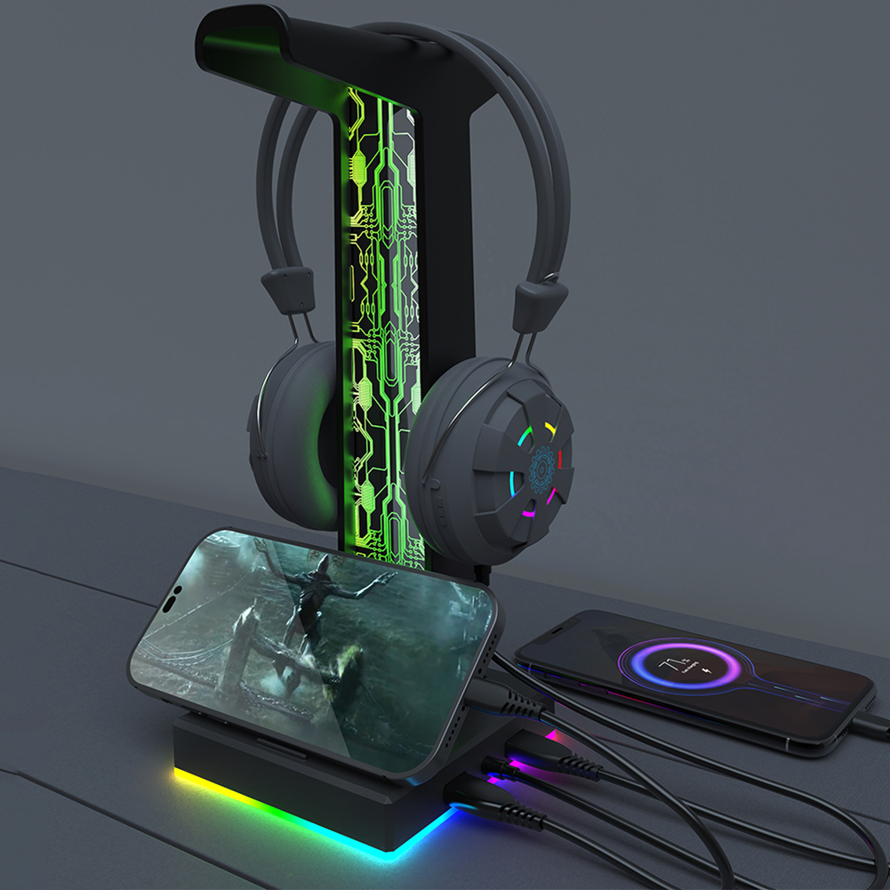 Soporte de auriculares para ju - Gaming Accessories For Setup reseña y precio